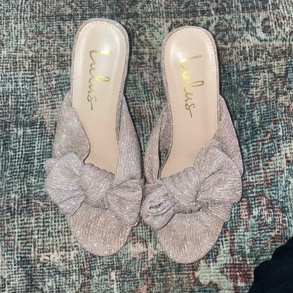 Beautiful shimmered heels